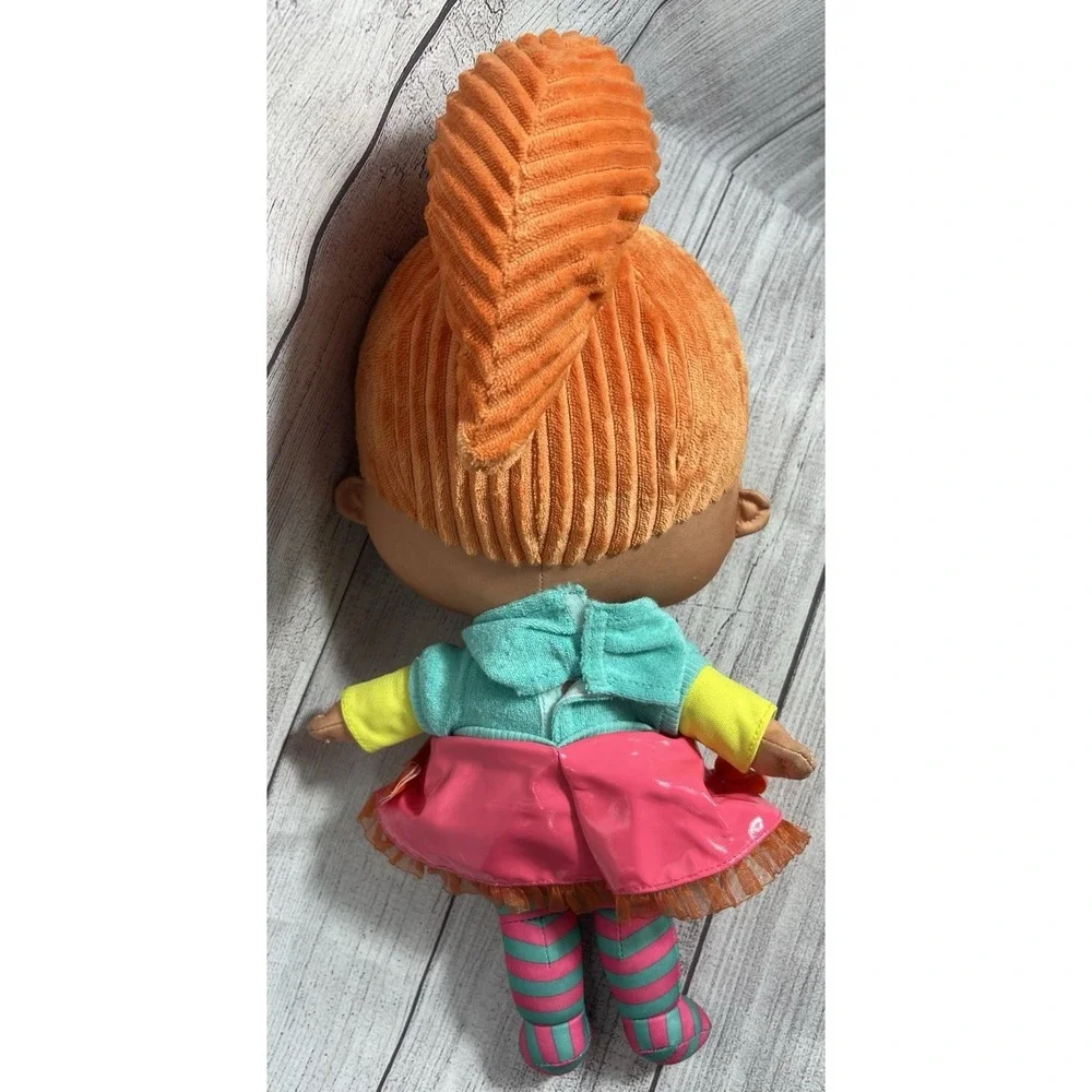 LOL Surprise Neon QT Cutie Soft Plush Girl Doll Big Eyes 16